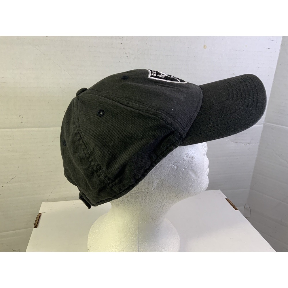 Las Vegas Raiders Oakland Raiders Cap Hat Nation Team Apparel  Black Silver NFL - Picture 5 of 7